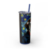Skinny Tumbler with Straw – 20 oz Stainless Steel Cup