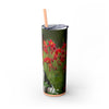Skinny Tumbler with Straw – 20 oz Stainless Steel Cup