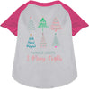 Twinkle Lights, Merry Nights Pet Raglan Shirt