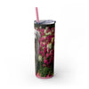 Skinny Tumbler with Straw – 20 oz Stainless Steel Cup