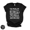 Skulls of Their Enemies Tee | Dark Nature Graphic T-Shirt {WHITE DESIGN}