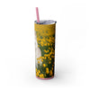 Skinny Tumbler with Straw – 20 oz Stainless Steel Cup