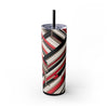 Skinny Tumbler with Straw – 20 oz Stainless Steel Cup