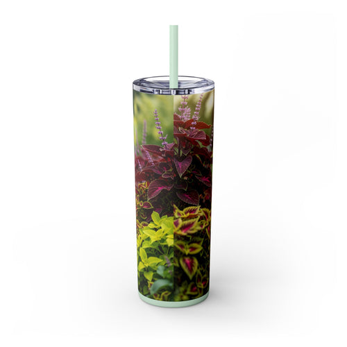 Skinny Tumbler with Straw – 20 oz Stainless Steel Cup