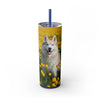 Skinny Tumbler with Straw – 20 oz Stainless Steel Cup