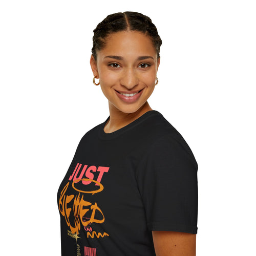 Just Blessed Graffiti Graphic Tee — Urban Faith Inspirational T-Shirt