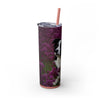 Skinny Tumbler with Straw – 20 oz Stainless Steel Cup