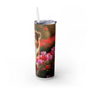 Skinny Tumbler with Straw – 20 oz Stainless Steel Cup