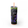 Skinny Tumbler with Straw – 20 oz Stainless Steel Cup