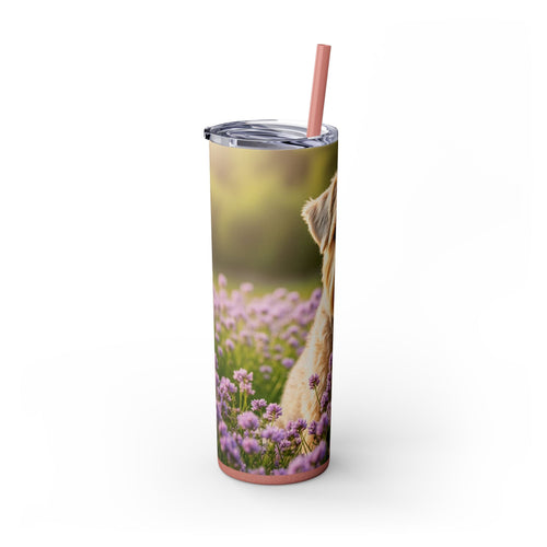 Skinny Tumbler with Straw – 20 oz Stainless Steel Cup