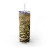Skinny Tumbler with Straw – 20 oz Stainless Steel Cup