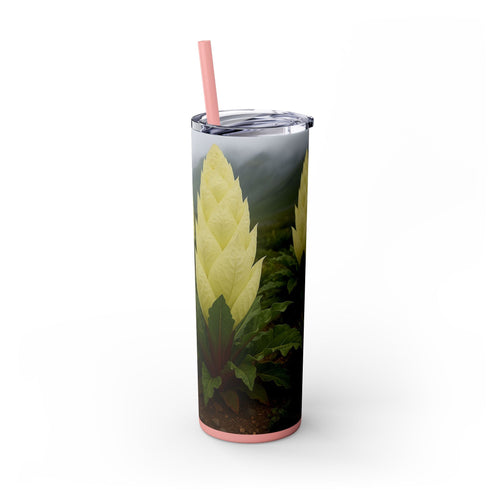 Skinny Tumbler with Straw – 20 oz Stainless Steel Cup