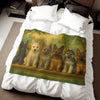 Sweatshirt Blanket – Plush Fleece Throw, 2 Size Options
