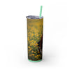 Skinny Tumbler with Straw – 20 oz Stainless Steel Cup