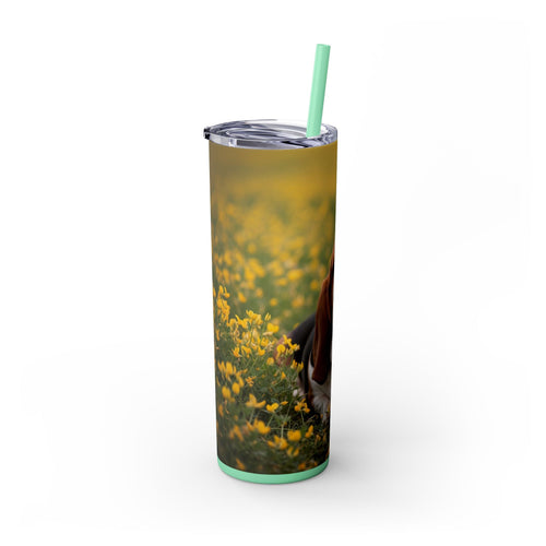 Skinny Tumbler with Straw – 20 oz Stainless Steel Cup