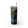 Skinny Tumbler with Straw – 20 oz Stainless Steel Cup
