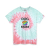 Pride Dog Mom Spiral Tie Dye Tee Unisex Cotton T-Shirt Sizes Small - 2 XL (2 colors)