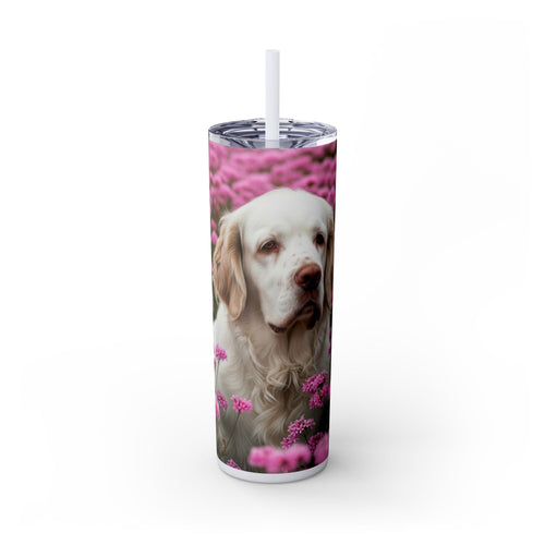 Skinny Tumbler with Straw – 20 oz Stainless Steel Cup