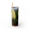 Skinny Tumbler with Straw – 20 oz Stainless Steel Cup