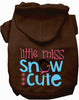 Little Miss Snow Cute Pet Hoodie