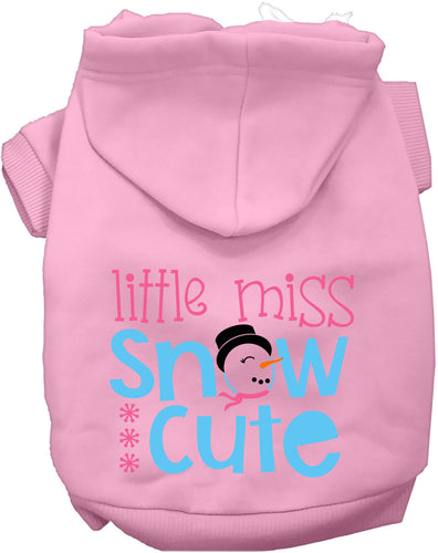 Little Miss Snow Cute Pet Hoodie