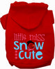 Little Miss Snow Cute Pet Hoodie