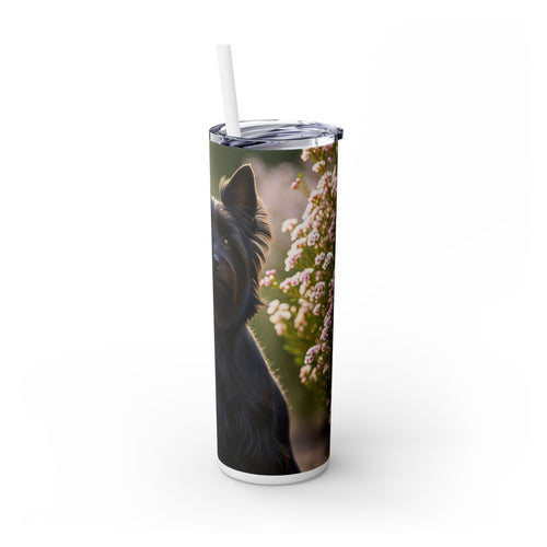Skinny Tumbler with Straw – 20 oz Stainless Steel Cup