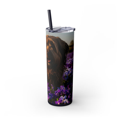 Skinny Tumbler with Straw – 20 oz Stainless Steel Cup