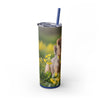 Skinny Tumbler with Straw – 20 oz Stainless Steel Cup