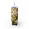 Skinny Tumbler with Straw – 20 oz Stainless Steel Cup