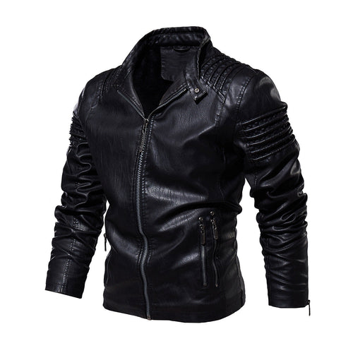European and American fashion plus size leather