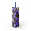 Skinny Tumbler with Straw – 20 oz Stainless Steel Cup