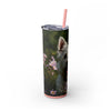 Skinny Tumbler with Straw – 20 oz Stainless Steel Cup