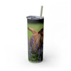 Skinny Tumbler with Straw – 20 oz Stainless Steel Cup