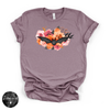 Floral Bat Tee | Botanical Halloween Bat Graphic T-Shirt