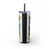 Skinny Tumbler with Straw – 20 oz Stainless Steel Cup