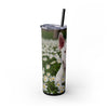 Skinny Tumbler with Straw – 20 oz Stainless Steel Cup