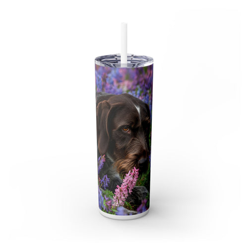 Skinny Tumbler with Straw – 20 oz Stainless Steel Cup