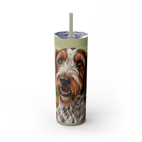 Skinny Tumbler with Straw – 20 oz Stainless Steel Cup