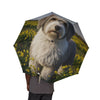 48 Semi-Automatic Umbrella – Windproof Large Travel Rain Umbrella