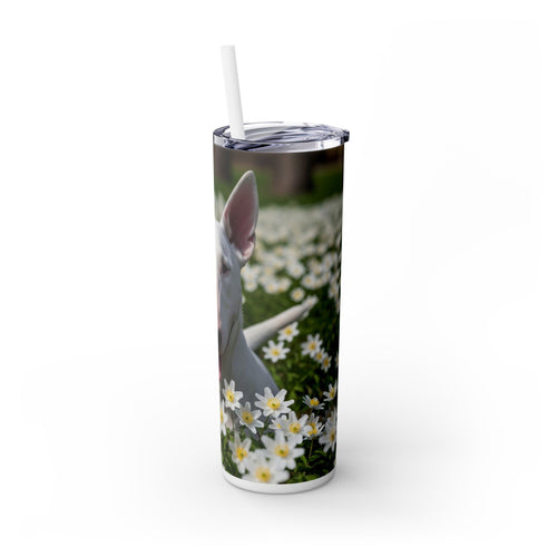 Skinny Tumbler with Straw – 20 oz Stainless Steel Cup