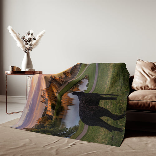 Curly Coated Retriever Blanket