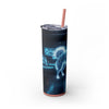 Skinny Tumbler with Straw – 20 oz Stainless Steel Cup
