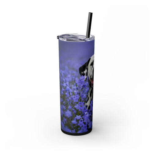 Skinny Tumbler with Straw – 20 oz Stainless Steel Cup