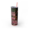 Skinny Tumbler with Straw – 20 oz Stainless Steel Cup