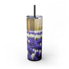 Skinny Tumbler with Straw – 20 oz Stainless Steel Cup