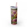 Skinny Tumbler with Straw – 20 oz Stainless Steel Cup
