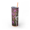 Skinny Tumbler with Straw – 20 oz Stainless Steel Cup