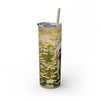 Skinny Tumbler with Straw – 20 oz Stainless Steel Cup