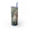 Skinny Tumbler with Straw – 20 oz Stainless Steel Cup
